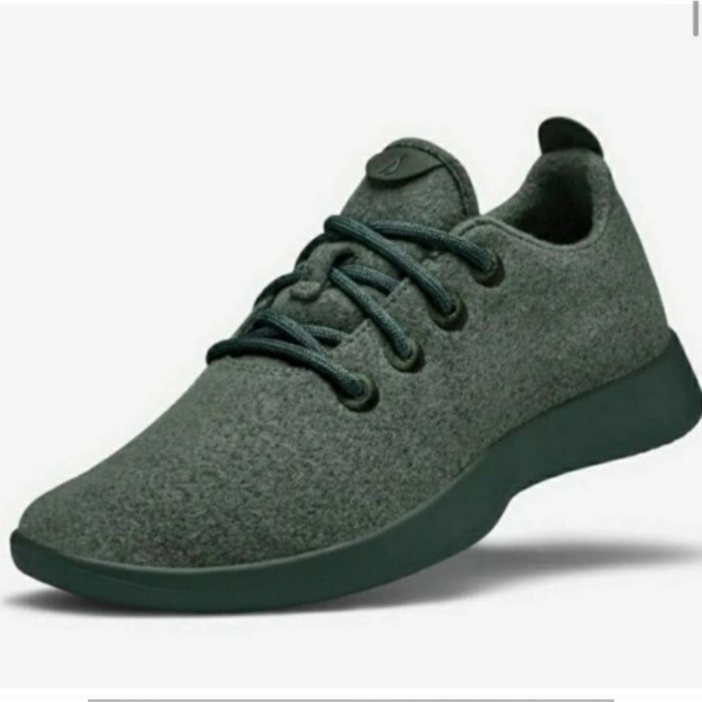 Allbirds Wool Runners Lace Up Tuke Matcha Women's Sneaker Size 7